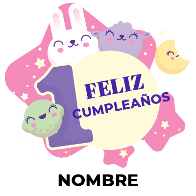 Un año de alegría con este divertido diseño de cumpleaños, ideal para celebrar a tu pequeño. Descúbrelo en chupete-bebe.com.