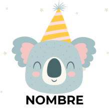 Cumpleaños del koala: divertida y tierna decoración para celebrar. Ideal para tu fiesta de bebé. Visítanos en chupete-bebe.com.