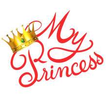Logo de My Princess, perfecto para productos para bebés como chupetes y bodis. Ideal para mimar a tu pequeña.