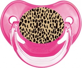 Leopardo naranja: Lollipop Physiologique-chupete-bebe.com