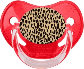 Leopardo naranja: Lollipop Physiologique-chupete-bebe.com