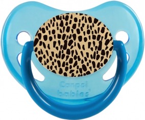 Leopardo naranja: Lollipop Physiologique-chupete-bebe.com