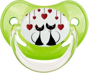Gatos - Corazones: Lollipop Physiologique-chupete-bebe.com