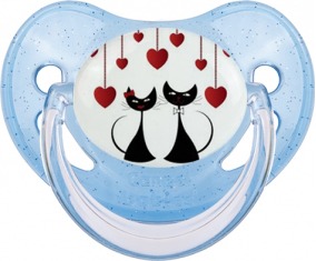 Gatos - Corazones: Lollipop Physiologique-chupete-bebe.com