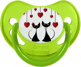 Gatos - Corazones: Lollipop Physiologique-chupete-bebe.com