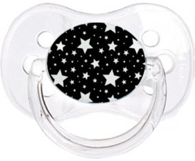 Estrella blanca sobre fondo negro: Lollipop Cerise-chupete-bebe.com