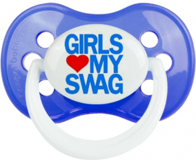 Girls amor my swag : Chupete Anatómica personnalisée