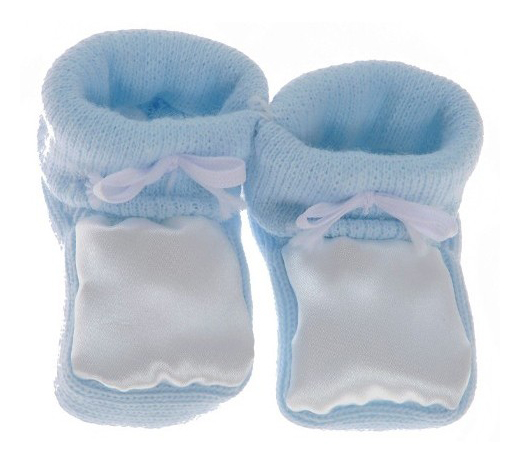 Zapatilla de bebé azul Zapatilla de bebé azul