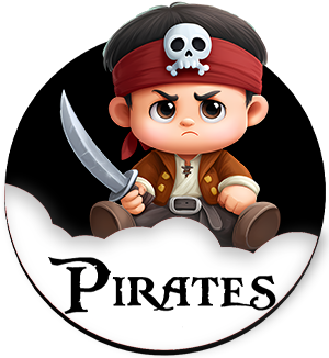 Artículos personalizados: Pirata