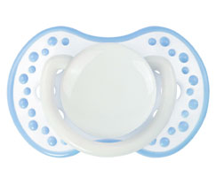 Blanco-cian clásico